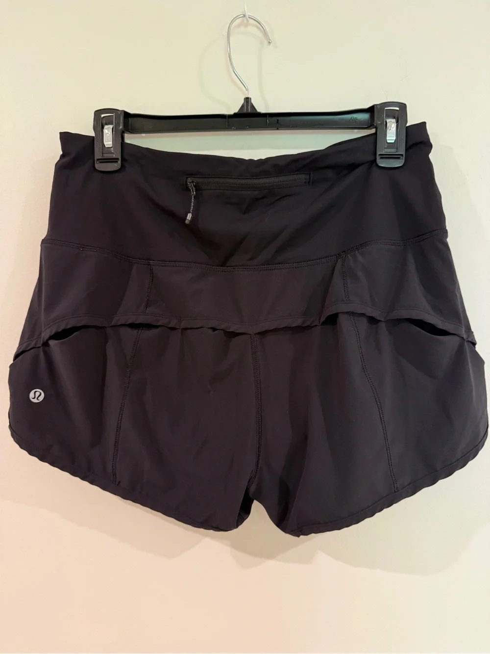 Lululemon Speed Up Women's Black Performance Running Shorts